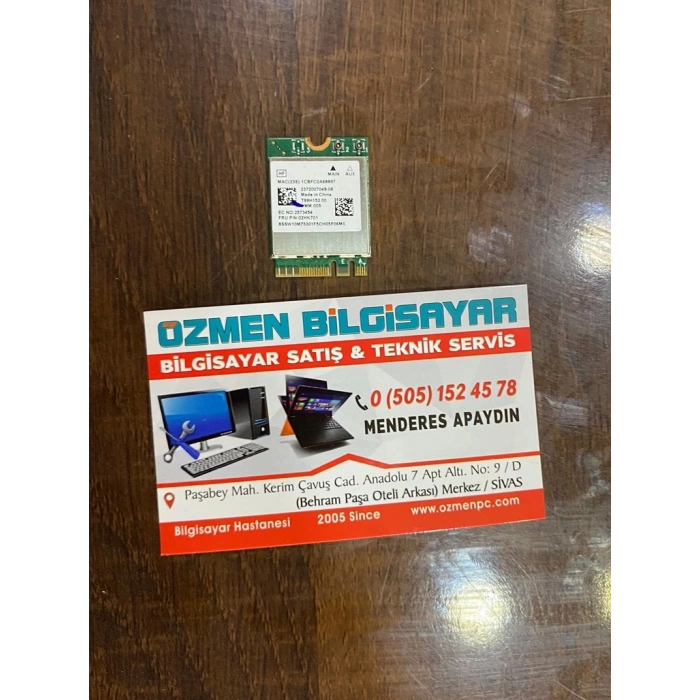 Lenovo Orijinal ideapad 3-15ADA05 Notebook Wireless Wifi Lan Kartı