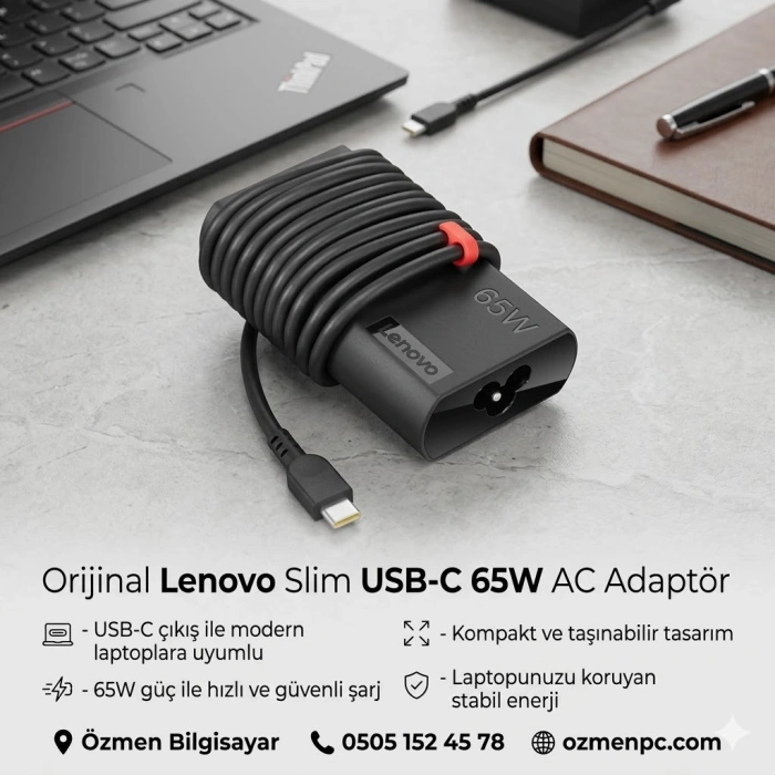 Lenovo Slim Usb-C 65W Ac Adapter(Ce) GX20Z46255