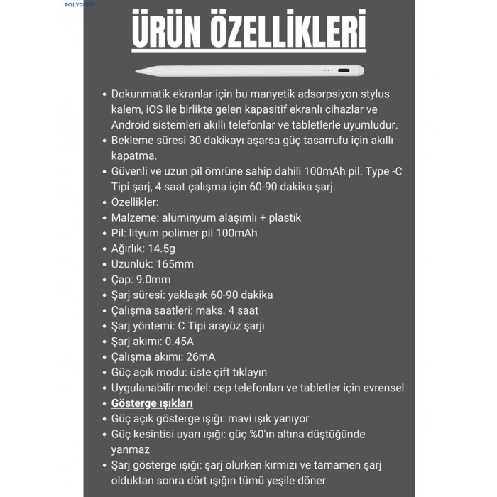 LF-2260 AKILLI TABLET KALEMİ