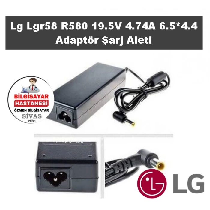 Lg Lgr58 R580 19.5V 4.74A 6.5*4.4 Adaptör Şarj Aleti (HADRON HD712)