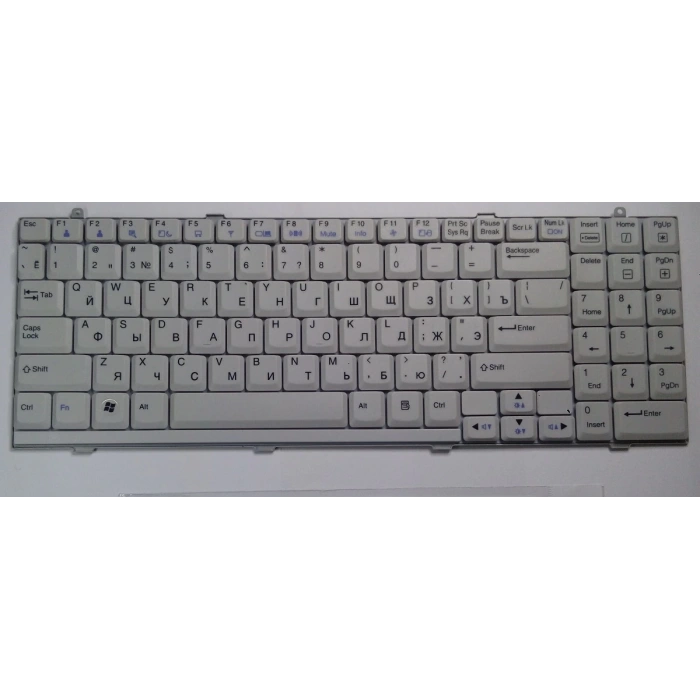 LG R51 Serisi Beyaz Türkçe Notebook Klavye LG R51 LG R510 Tuş takımı