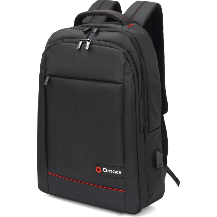Mack MCC-007 17.3 Office USB Girişli Notebook Sırt Çantası Siyah