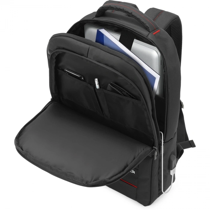 Mack MCC-007 17.3 Office USB Girişli Notebook Sırt Çantası Siyah