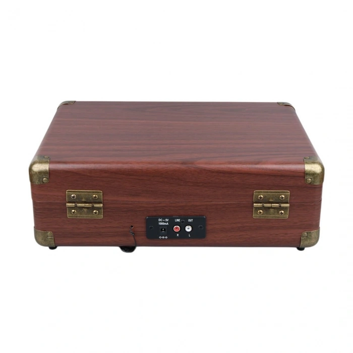 Magicvoice PU16 Retro Vintage Çanta Pikap - Radyo - Bluetooth - USB Mp3 Çalar