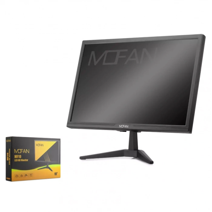 Mofan Mf19 19 Led Hd Monitör Hoparlör Hdmi + Vga 75Hz 1440X900 Ips Panel Siyah