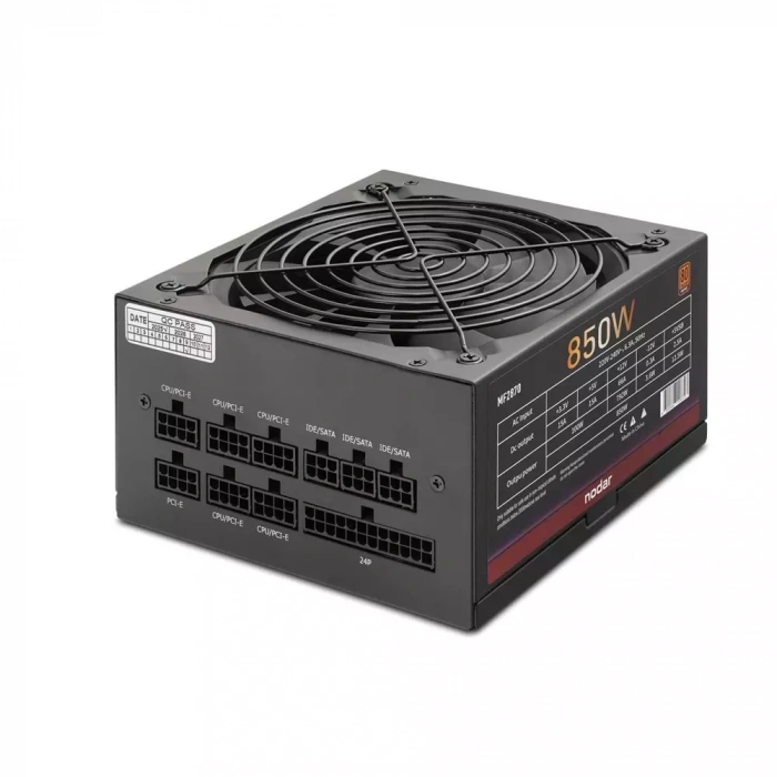 Mofan Mf2901b Pc Gaming Kasa 80 Plus 850W Power Supply 4*Fan Siyah