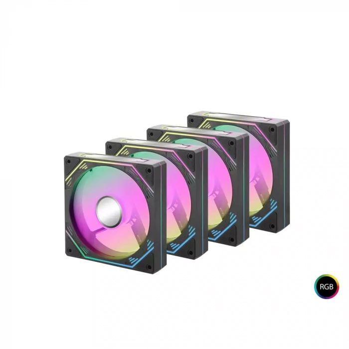 Mofan Mf2901b Pc Gaming Kasa 80 Plus 850W Power Supply 4*Fan Siyah