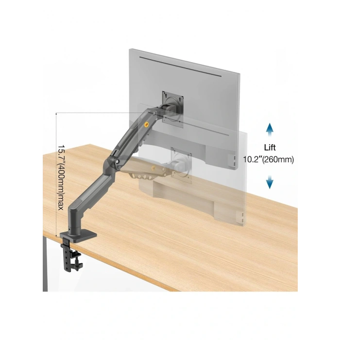 Monitör Tutucu Kol 17-30 2-9 kg Amortisörlü Vesa Monitör Standı