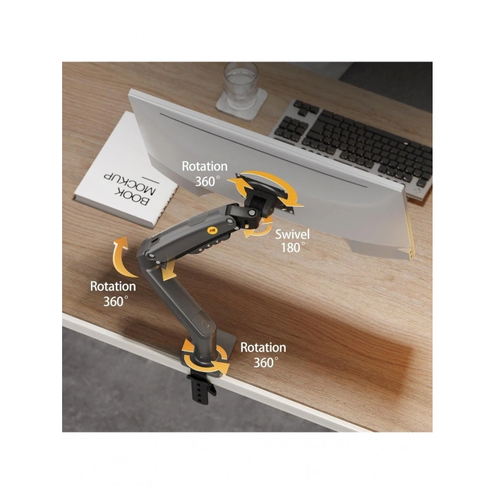 Monitör Tutucu Kol 17-30 2-9 kg Amortisörlü Vesa Monitör Standı