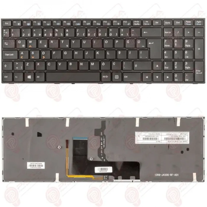 Monster Abra A7 V6.1.1 Klavye Tuş Takımı Işıklı Siyah Türkçe