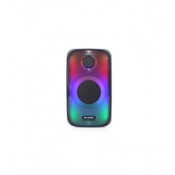 ms-2601bt Işıklı Kablosuz Hoparlör Fm/usb/sd Kart Taşınabilir Bluetooth Hoparlör