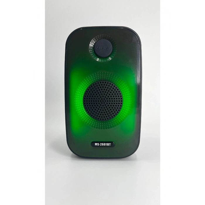ms-2601bt Işıklı Kablosuz Hoparlör Fm/usb/sd Kart Taşınabilir Bluetooth Hoparlör
