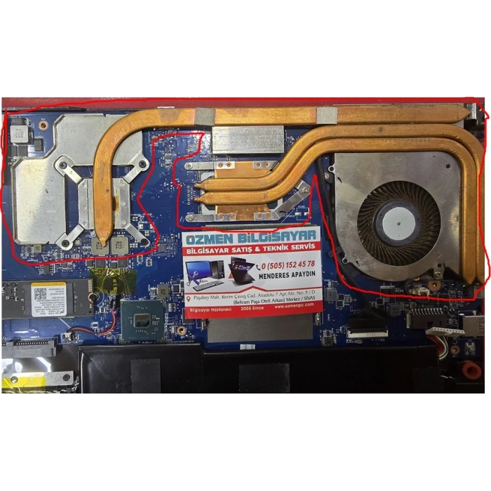 MSI GF63 Thin 11UCX-1623XTR SOGUTUCU BLOK FAN