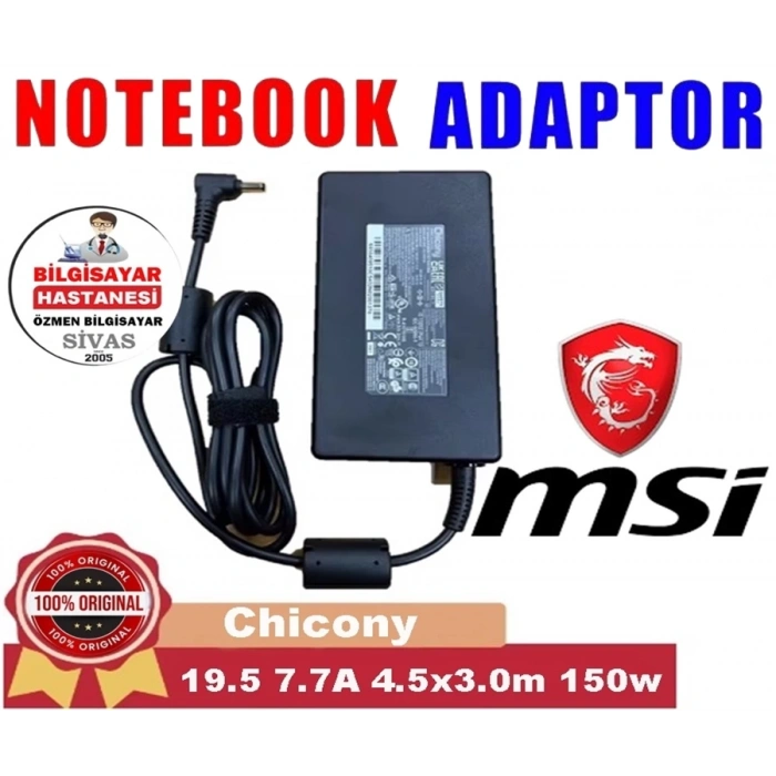 Msı Katana GF66 GF76 GL66 GL76 WF66 WF76 GF63 GF65 GF75 Adaptör