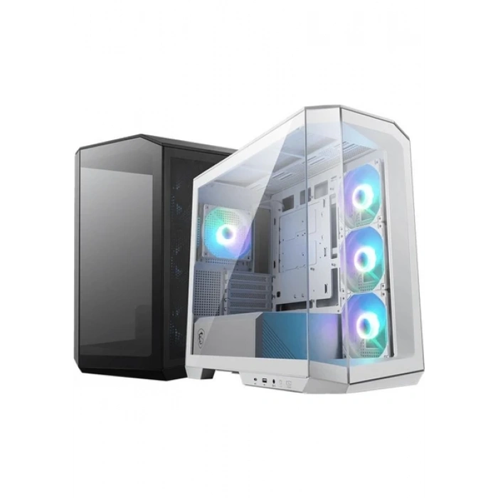 MSI MAG PANO M100R PZ TEMPERLİ CAM 3X120MM 1X120MM ARGB FAN MATX BEYAZ