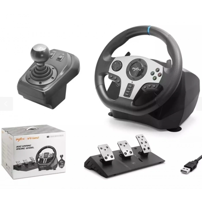 Nodar Nd703 Pxn V9 Direksiyon Seti Ps4/Ps3/Pc Siyah