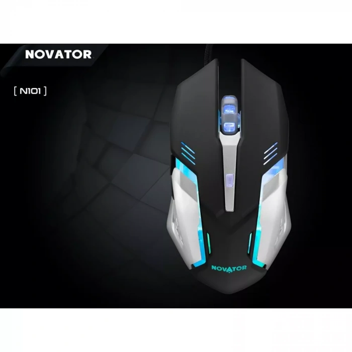 NOVATOR N101 MOUSE KABLOLU OYUN USB LEDLİ 2000 DPI