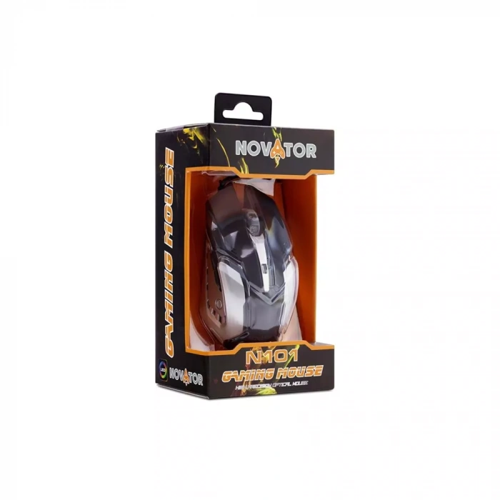 NOVATOR N101 MOUSE KABLOLU OYUN USB LEDLİ 2000 DPI