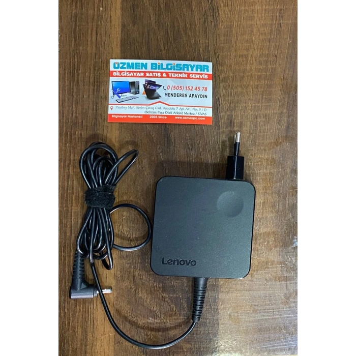 Orijinal Lenovo ideapad 3-15ADA05 20V 3.25A 4.0 1.7 Uç Notebook Adaptör Laptop Şarj Aleti
