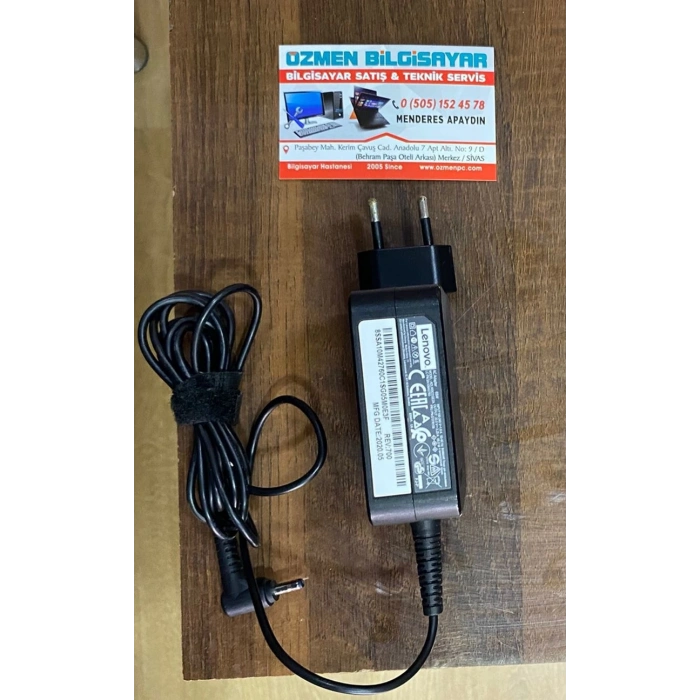 Orijinal Lenovo ideapad 3-15ADA05 20V 3.25A 4.0 1.7 Uç Notebook Adaptör Laptop Şarj Aleti