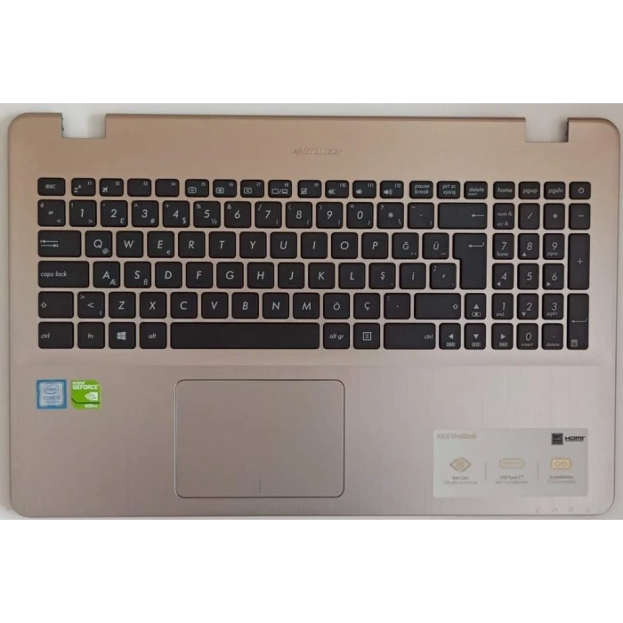 Orjinal Asus X542U Notebook Klavye Kasası+Klavye