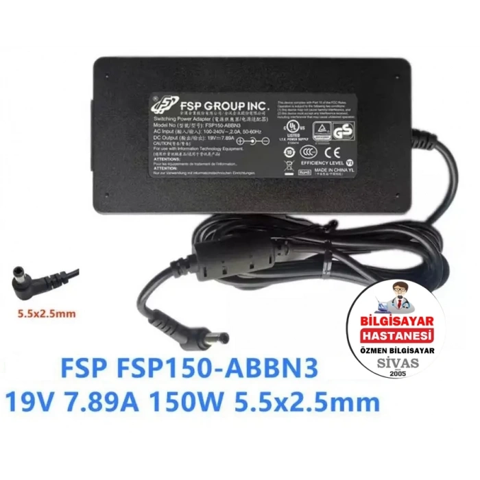 Orjinal FSP 150-ABBN3 19V 7.89A 150W Notebook Adaptörü