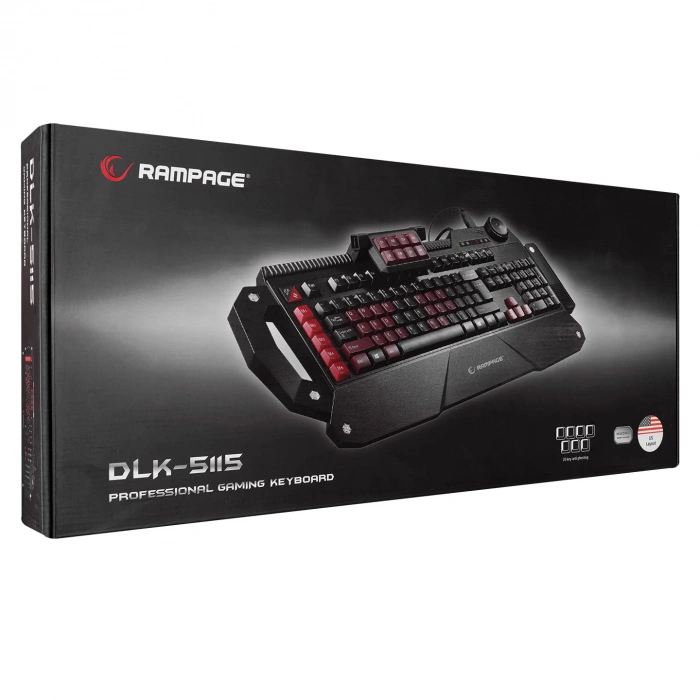 OYUNCU KLAVYE USB MAKROLU RAMPAGE DLK-5115