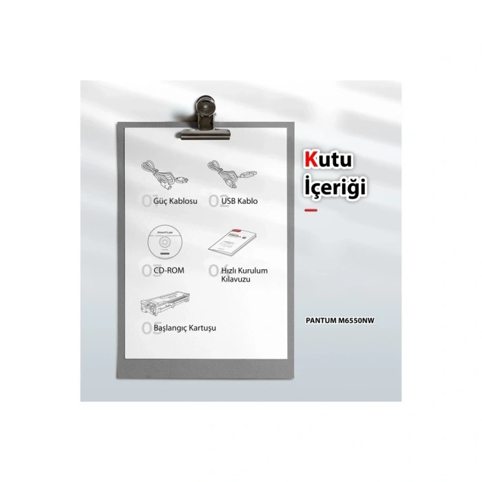 Pantum M6550NW Yazıcı + Tarayıcı + Fotokopi + Network + Wi-Fi Mono Çok Fonksiyonlu Lazer Yazıcı