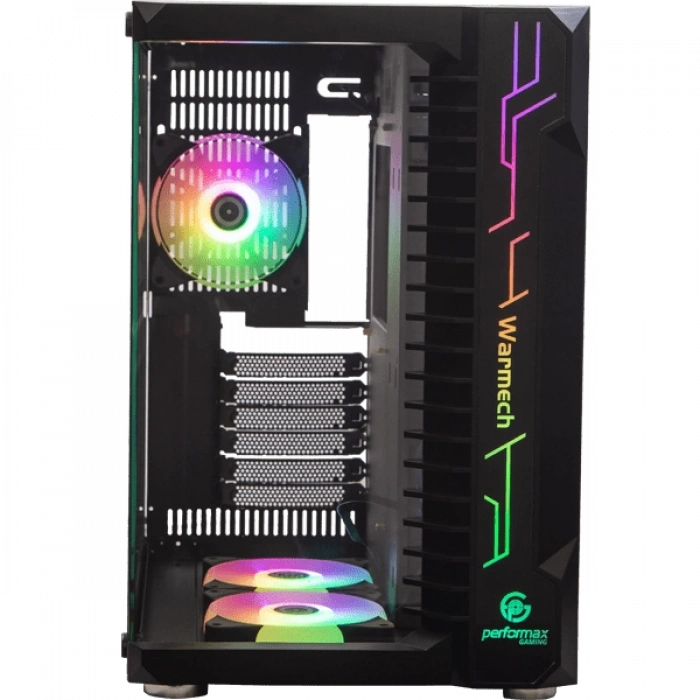 Performax Warmech Siyah 6*fan Rgb Atx Kumandalı Psusuz Kasa