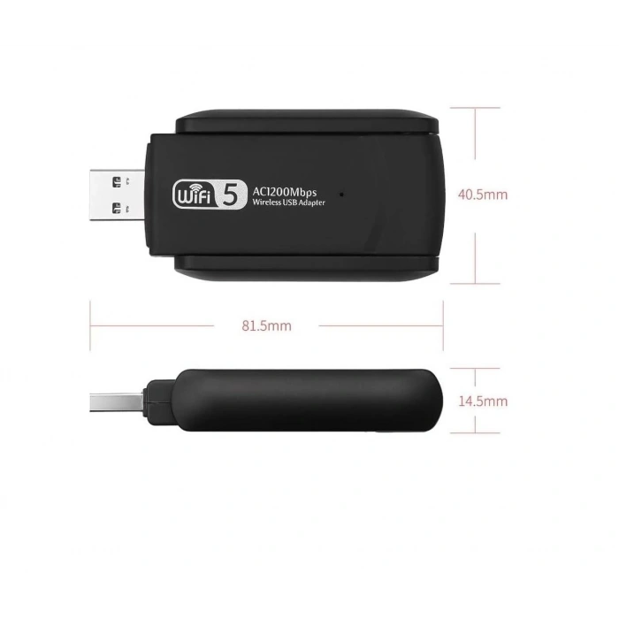 PG-1300 AC1300 Mbps DUAL BAND USB 3.0 ADAPTÖR KABLOSUZ WİFİ ALICI