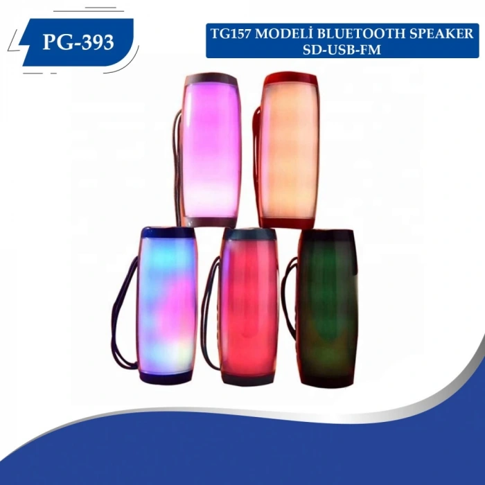 PG-393 TG157 MODELİ MODELİ BLUETOOTH SPEAKER SD-USB-FM