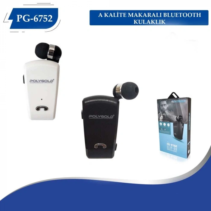 PG-6752 POLYGOLD MAKARALI TİTREŞİMLİ BLT KULAKLIK