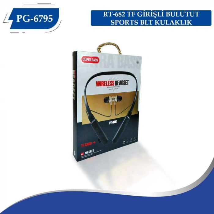 PG-6795 RT-682 TF GİRİŞLİ BULUTUT SPORTS BLT KULAKLIK