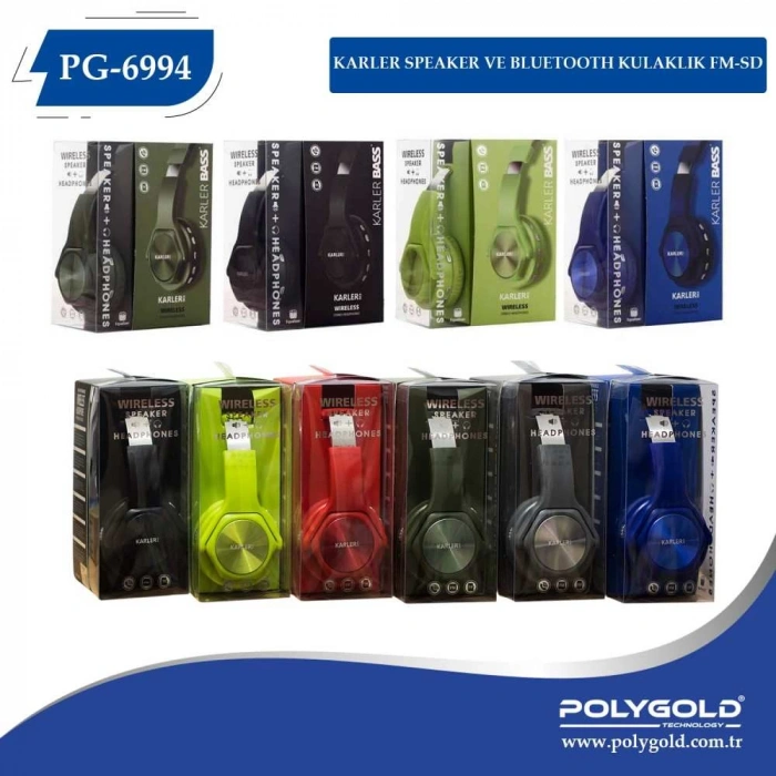 PG-6994 SPEAKER VE KULAKLIK BLUETOOTH FM-SD