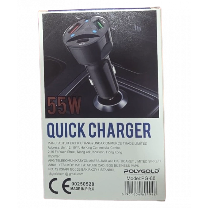 PG-88 3.0 2USB OTO ŞARJI