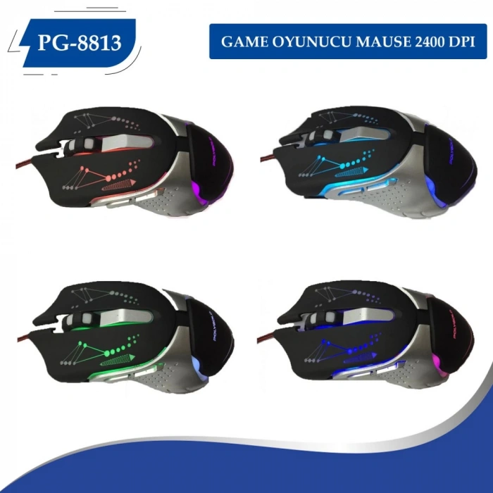 PG-8813 GAME OYUNUCU MAUSE 2400 DPI
