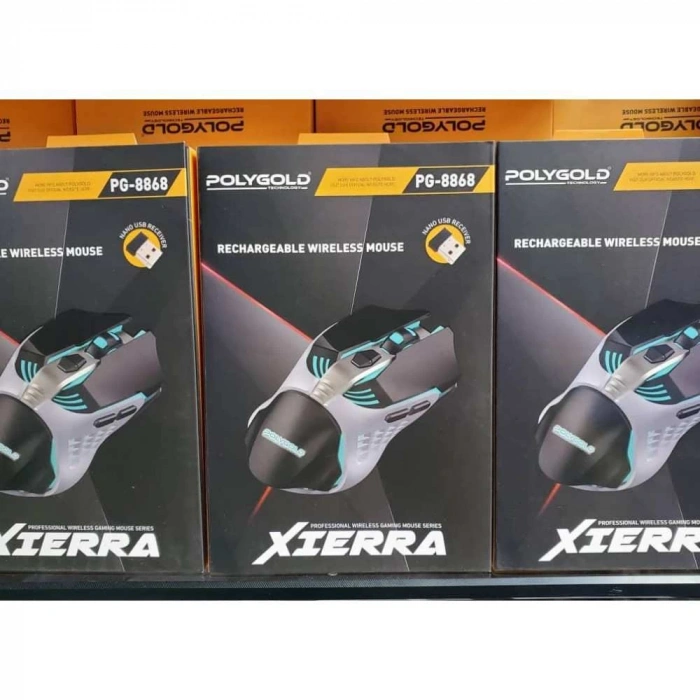 PG-8868 ŞARJLI OYUNCU KABLOSUZ MAUSE 3600 DPI