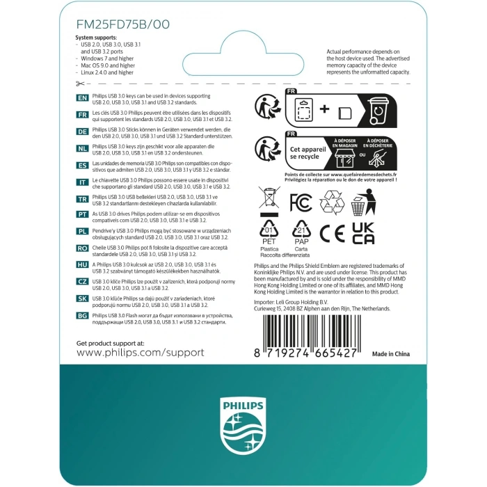 Philips USB 3.0 256GB Flash Bellek