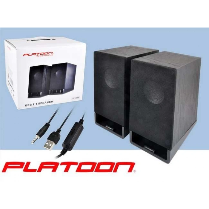 PL-4000 AHŞAP KASA USB PC SPEAKER 1+1
