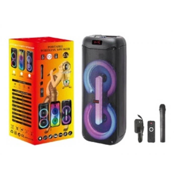 PL-4399 SD,USB, BLUETOOTHLU KABLOSUZ MİKROFONLU IŞIKLI