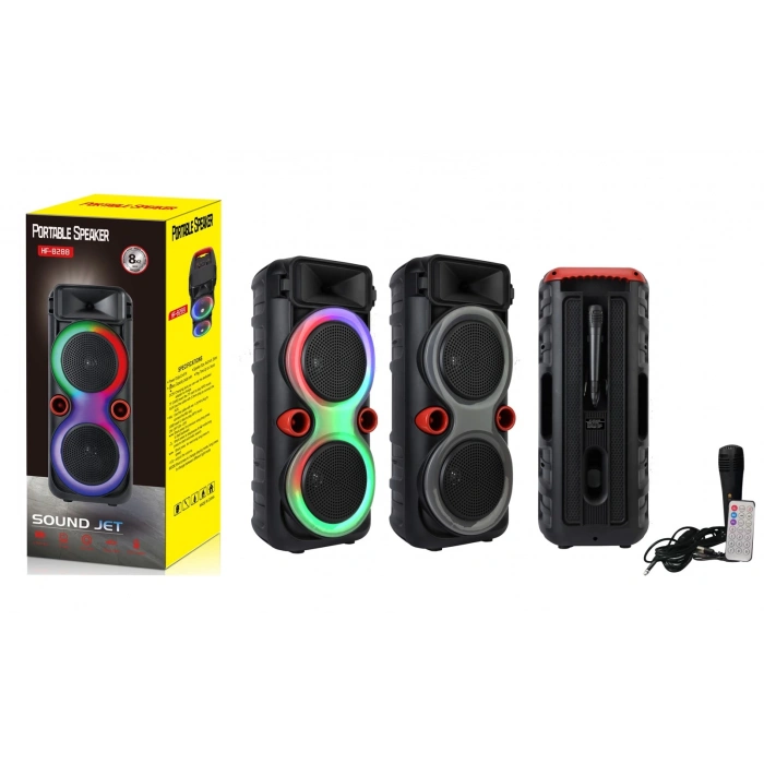 PL-4403 IŞIKLI BLUETOOTHLU MİKROFONLU SPEAKER