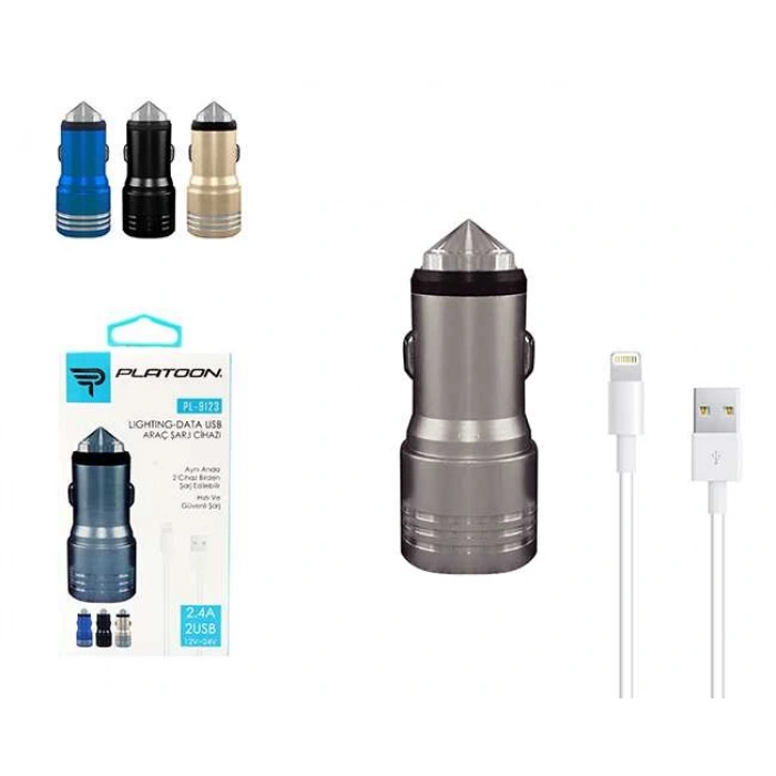 PL-9123 SET 2.4A ARAÇ ÇAKMALIK ŞARJI