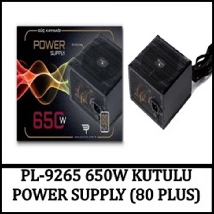PL-9265 650W KUTULU POWER SUPPLY (80 PLUS)