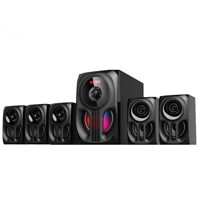 Platoon PL-4497 5D Super 5+1 RGB SD USB FM BLUETOOTH Subwoofer Multimedia Sinema Ses Sistemi