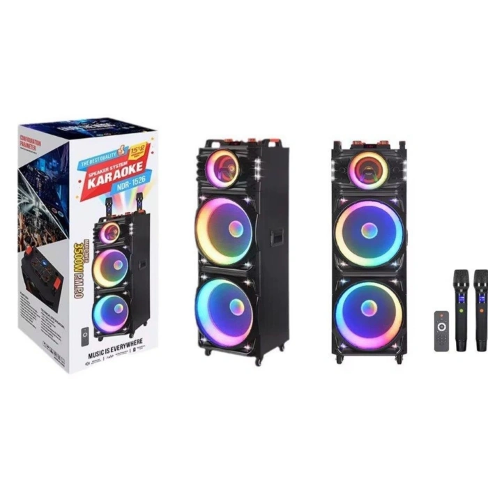Platoon PL-4610 BT,SD,USB BAĞLANTILI KARAOKE MİC. RGB IŞIKLI SPEAKER 30 İNÇ (NDR-1526)
