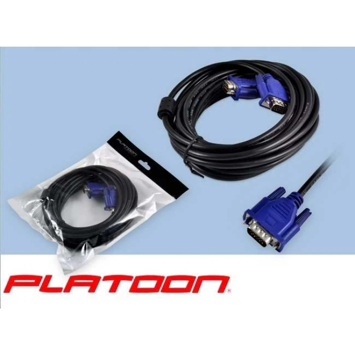 Platoon Pl-7003 Vga Kablo 3M Pc Görüntü Aktarım Kablosu
