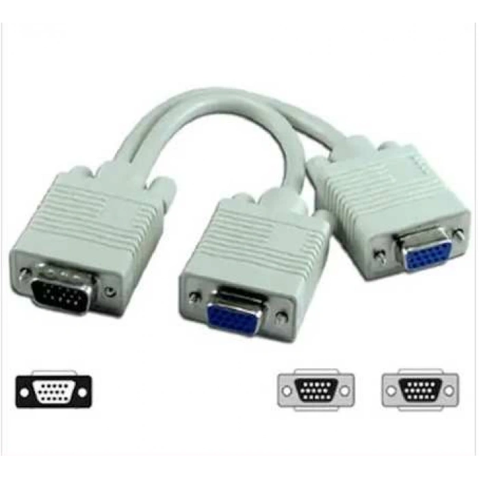 Platoon PL-7275 VGA Çoğaltıcı 10CM (1 Giriş 2 Çıkış)