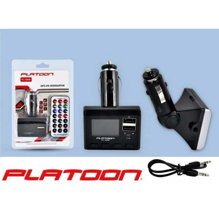 PLATOON PL-9246 1.8 TFT 2 USB FM TRANSMITTER SD/USB