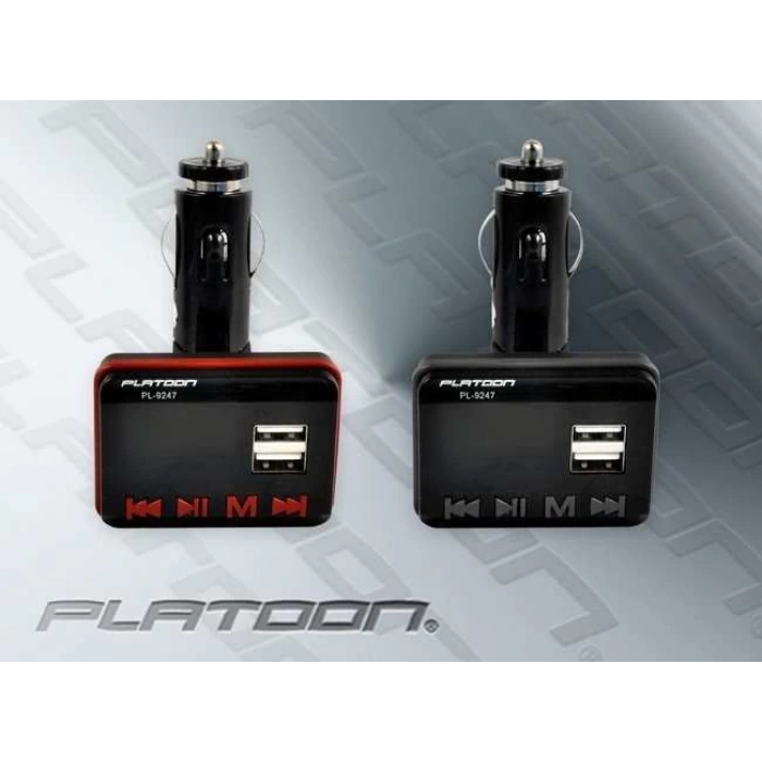 PLATOON PL-9247 1.8 TFT 2 USB FM TRANSMITTER SD/USB