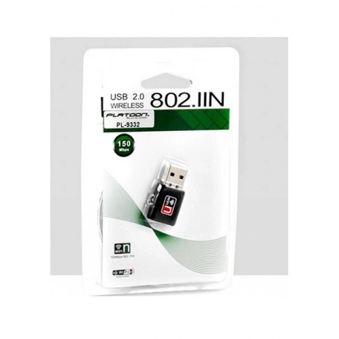 Platoon Pl-9332 Usb Wireless Adaptör 300Mbps